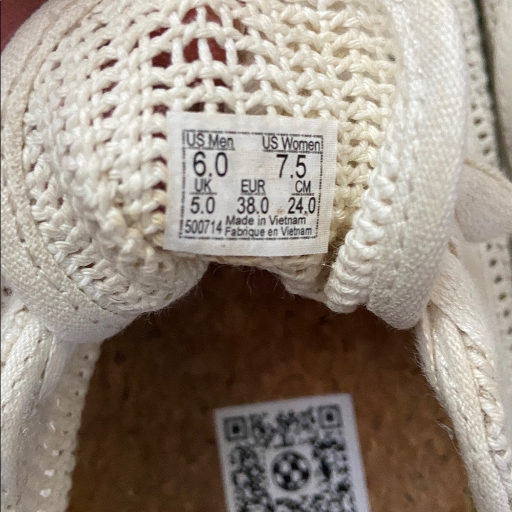 Vans VR3 White White Marshmallow Mesh Shoes Sneakers GUC 7.5 - Picture 7 of 7